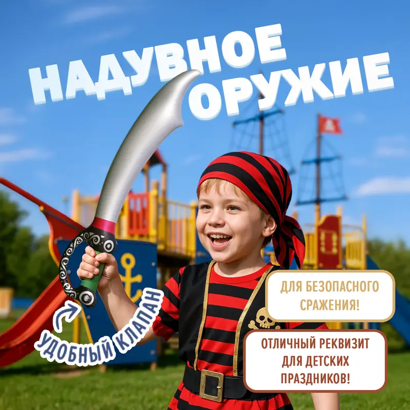 Игрушка "Надувное оружие", Sport&Fun, в ассортименте