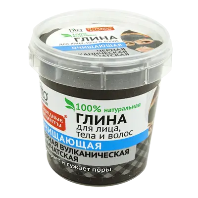 Глина для лица, тела и волос "Народные рецепты", 155 мл