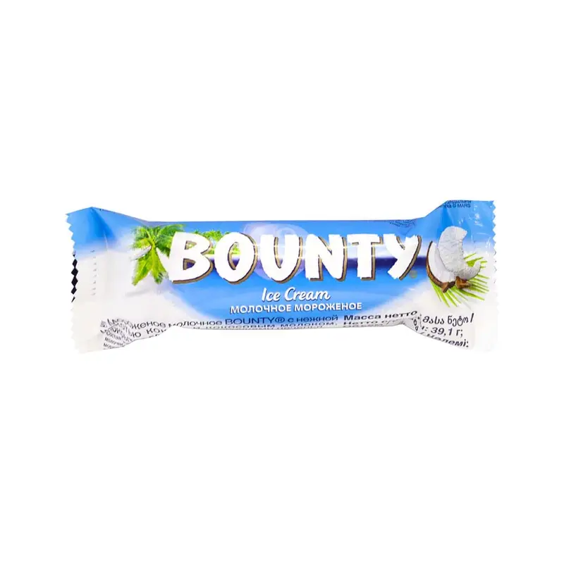 Мороженое, Bounty, Батончик 39,1 г