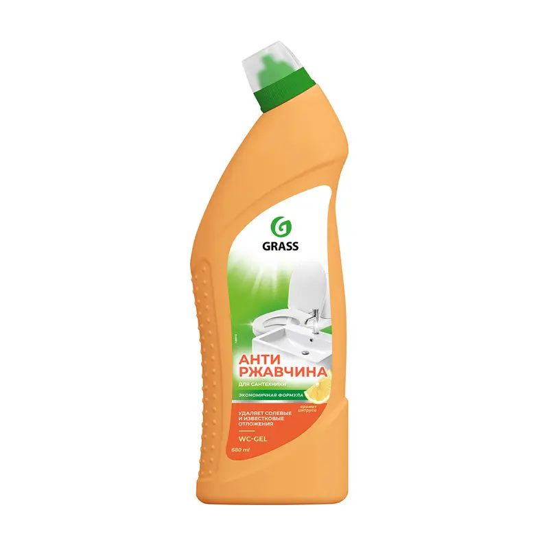 Средство для чистки сантехники "WC-gel", GRASS, 680 мл, в ассортименте