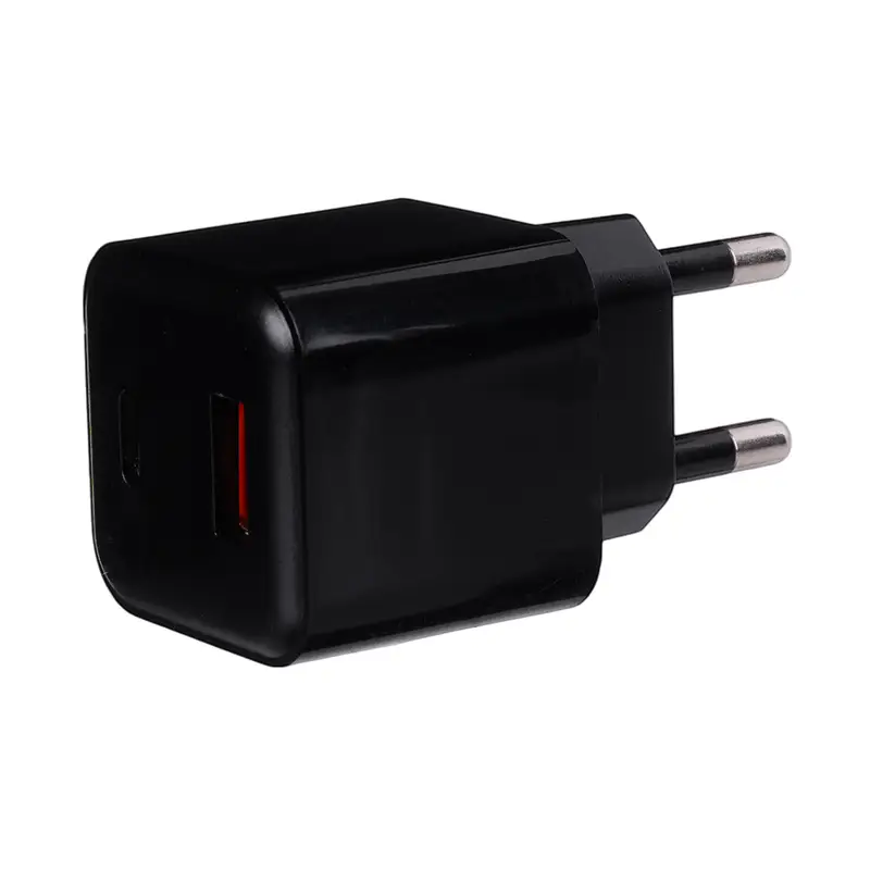 Сетевое зарядное устройство, FLARX, USB + Type-C, в ассортименте