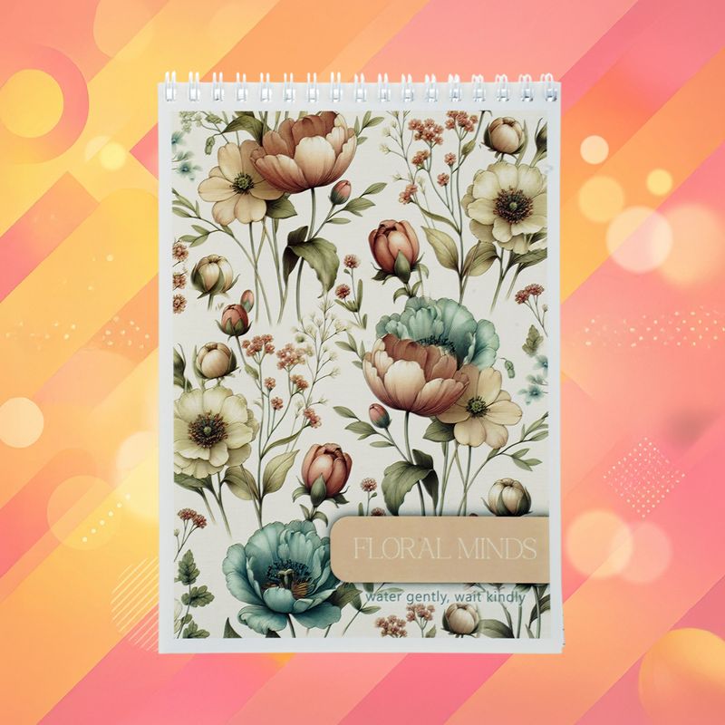 Блокнот, А5, 60 листов, в ассортименте