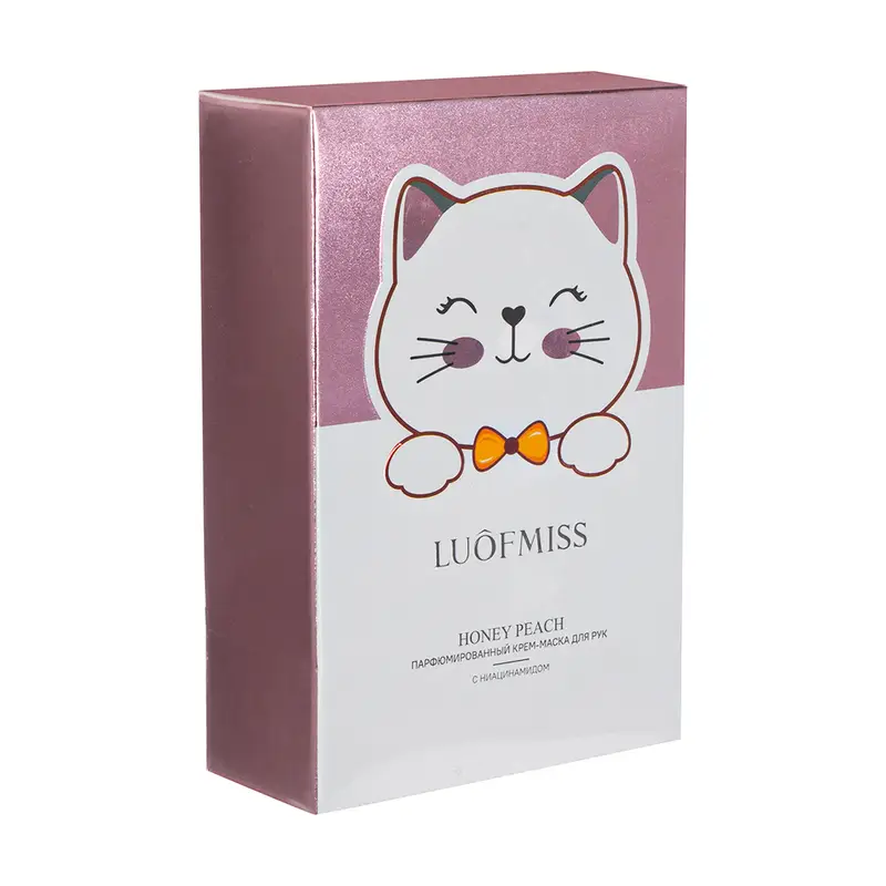 Парфюмированный крем-маска для рук "Медовый персик", LUOFMISS, 80 г
