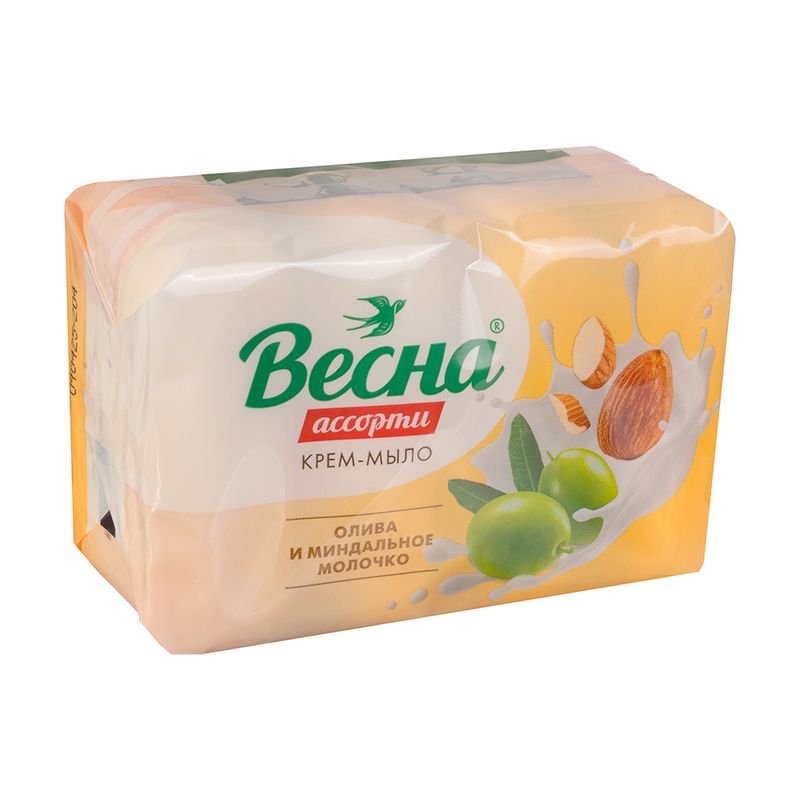 Туалетное мыло, Весна, 300 г, в ассортименте