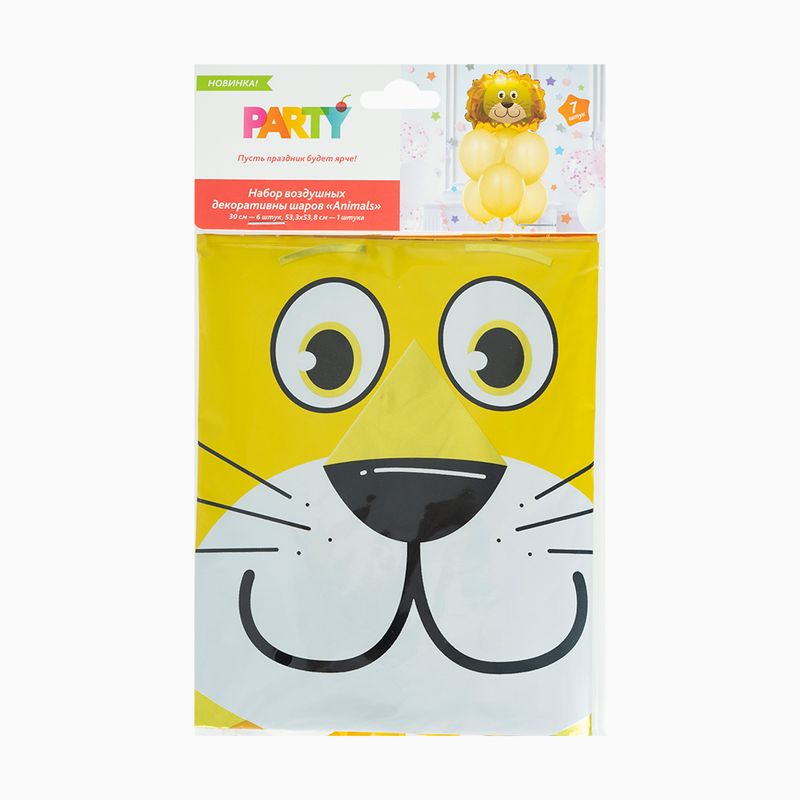 Набор воздушных шаров "Animals", Party, в ассортименте
