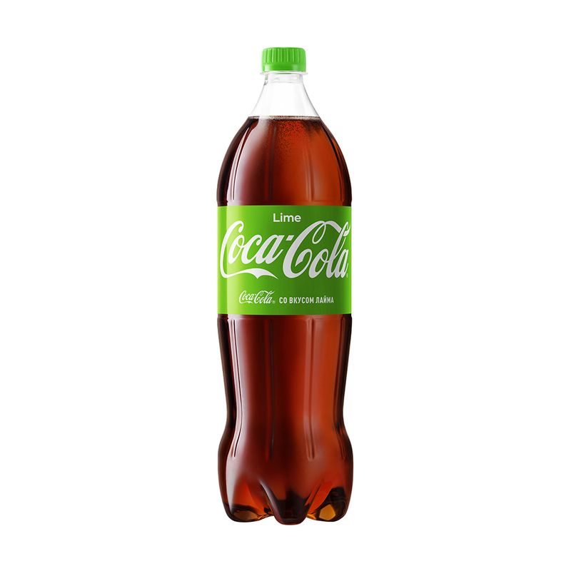 Напиток сильногазированный "Lime", Coca Cola, со вкусом лайма, 1,5 л