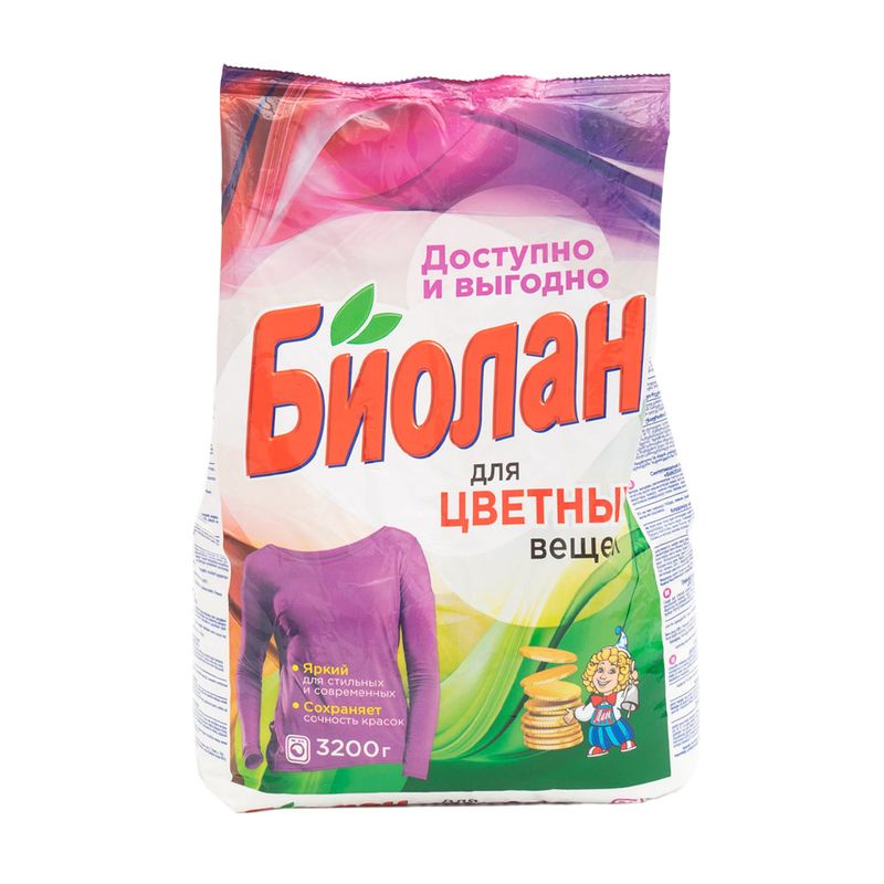 Стиральный порошок, Биолан, 3200 г