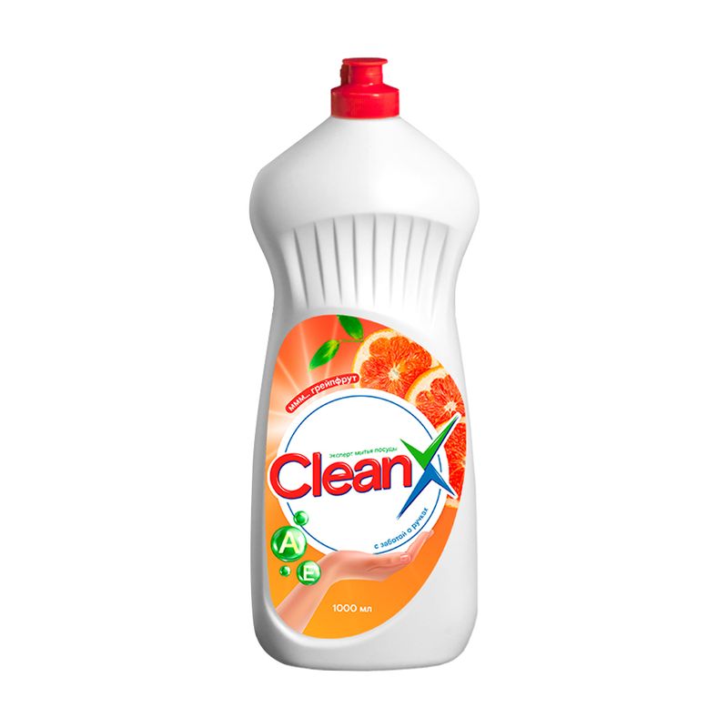 Гель-крем для мытья посуды, CLEANX, 1000 мл, в ассортименте