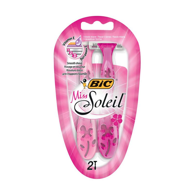 Станки для бритья "Miss Soleil", BIC, для женщин, 2 шт.
