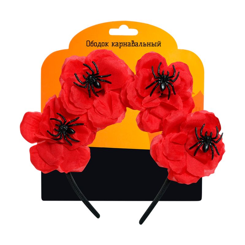 Ободок карнавальный, 12х13,5 см, в ассортименте