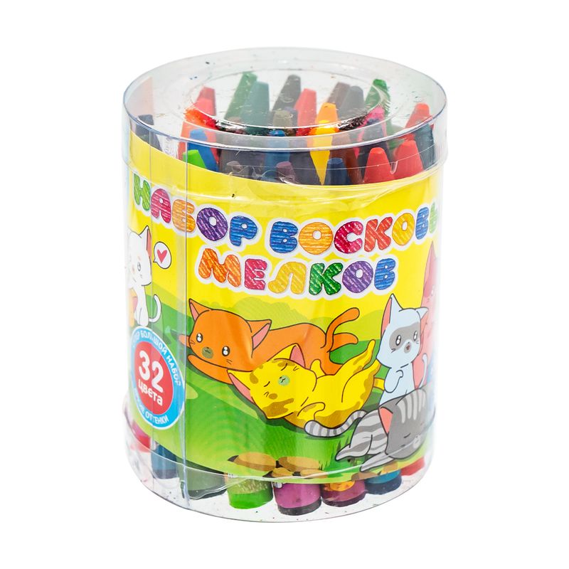 Набор восковых мелков, Kid's Fantasy, 32 шт., в ассортименте