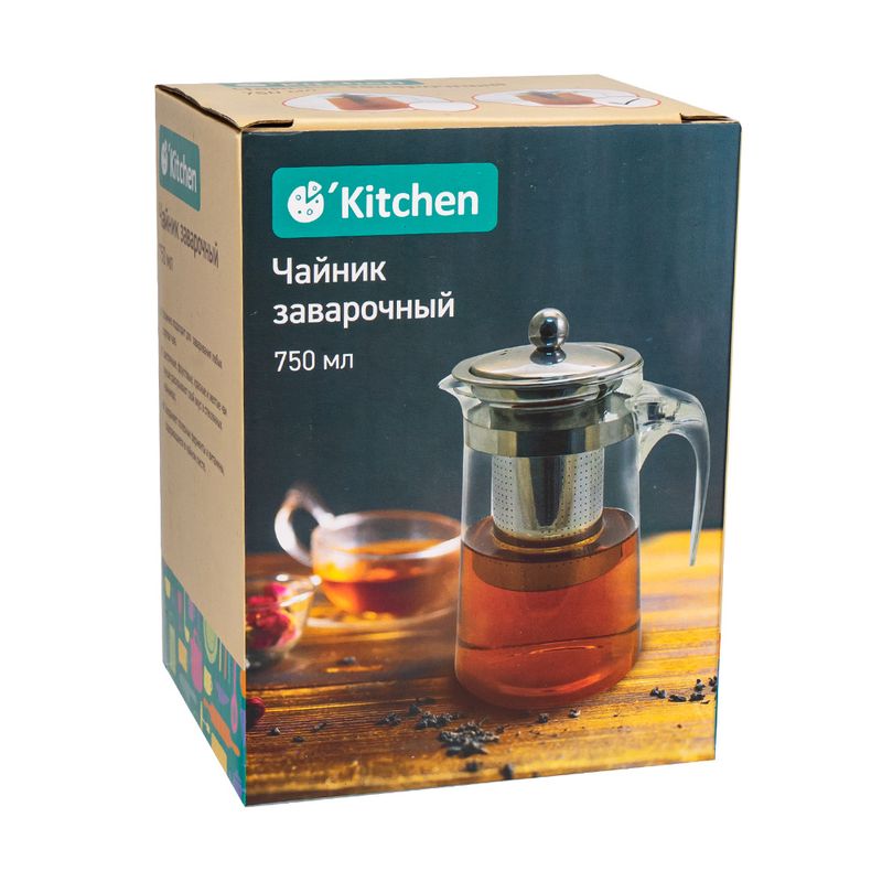 Чайник заварочный, O'Kitchen, 750 мл