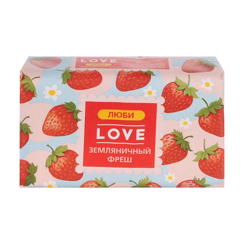 Крем-мыло туалетное твёрдое, Love, 180 г, в ассортименте