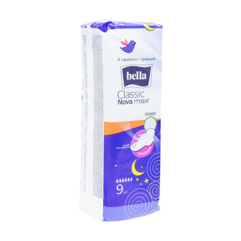 Прокладки ночные "Classic Nova maxi", Bella, 9 шт.