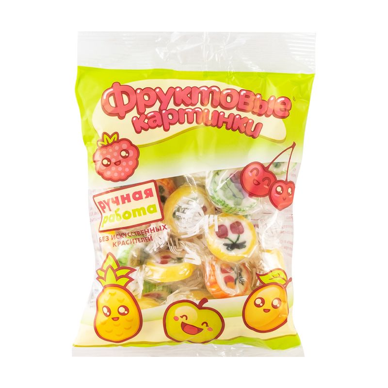 Карамель "Фруктовые картинки", 100 г