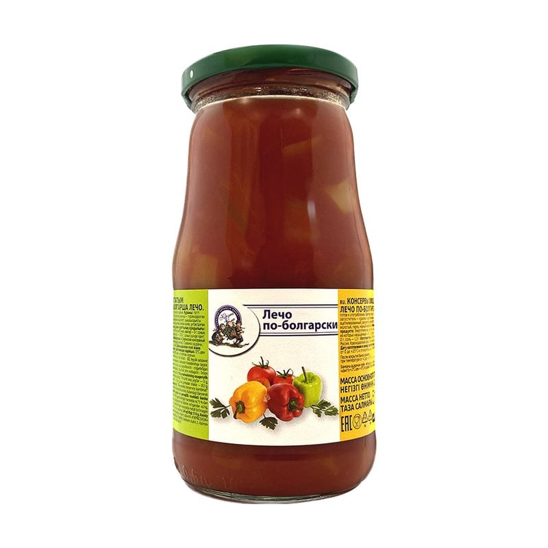 Консервы овощные "Лечо по-болгарски", Корзина, 520 г