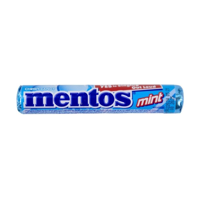 Жеват конфеты Mentos мята 29г