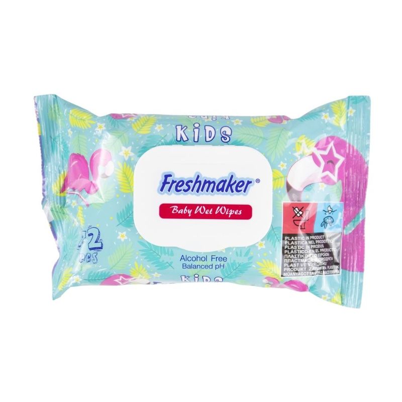 Влажные салфетки Freshmaker дет., 72 шт