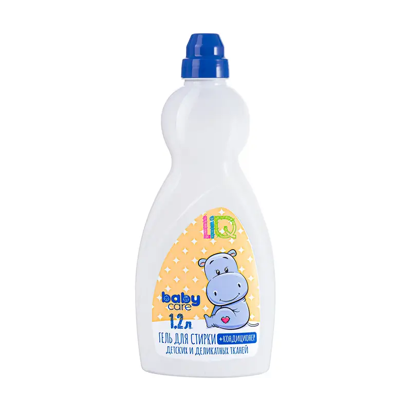 Гель для стирки детских вещей "Baby Care", LiQ, 1,2 л, в ассортименте