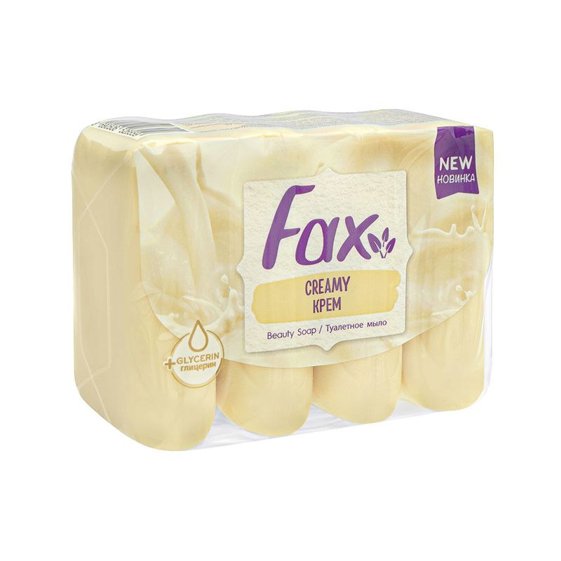 Туалетное мыло, Fax, 4 шт., 280 г, в ассортименте