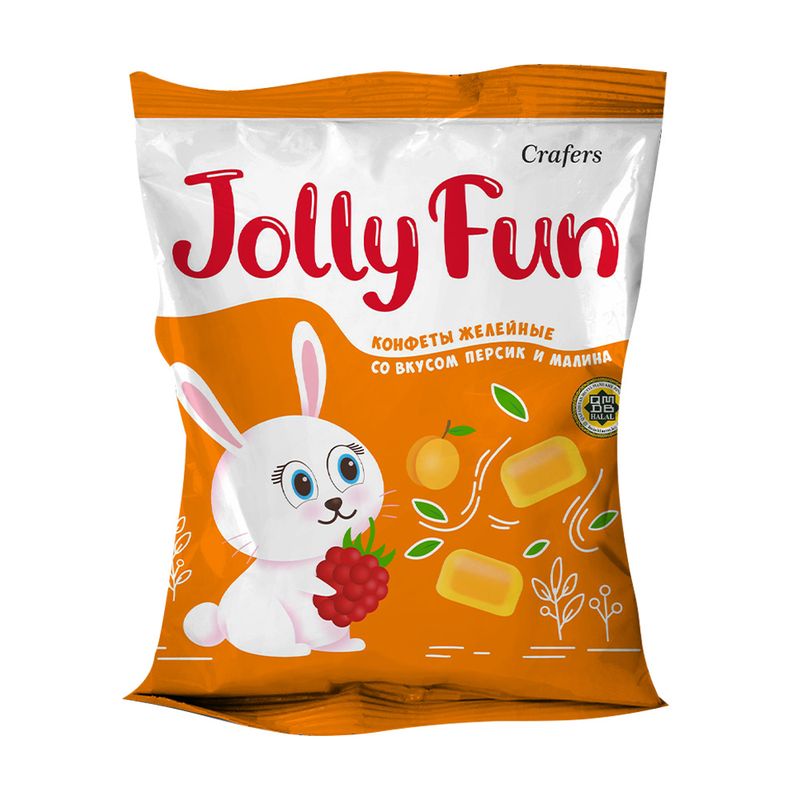 Конфеты желейные "Jolly Fun", Crafers, 70 г, в ассортименте