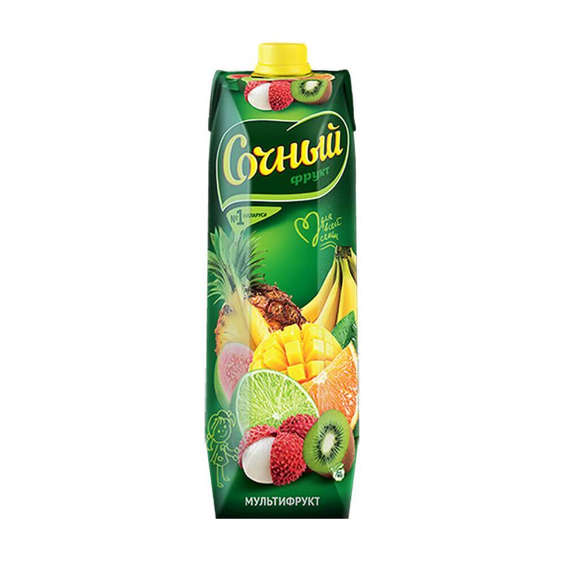 Нектар "Сочный фрукт", Сочный, мультифруктовый, 1 л
