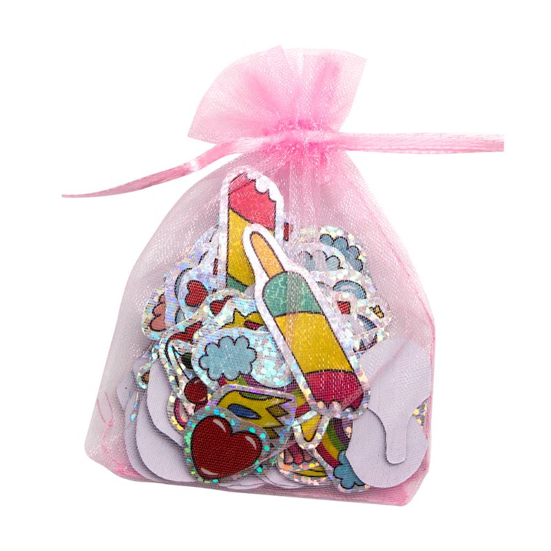 Наклейки декоративные, With Love, 100 шт., в ассортименте