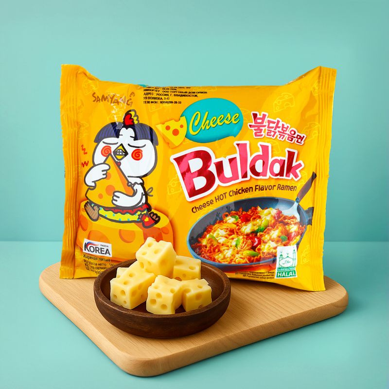 Лапша быстрого приготовления "Buldak", SAMYANG, 145 г, в ассортименте