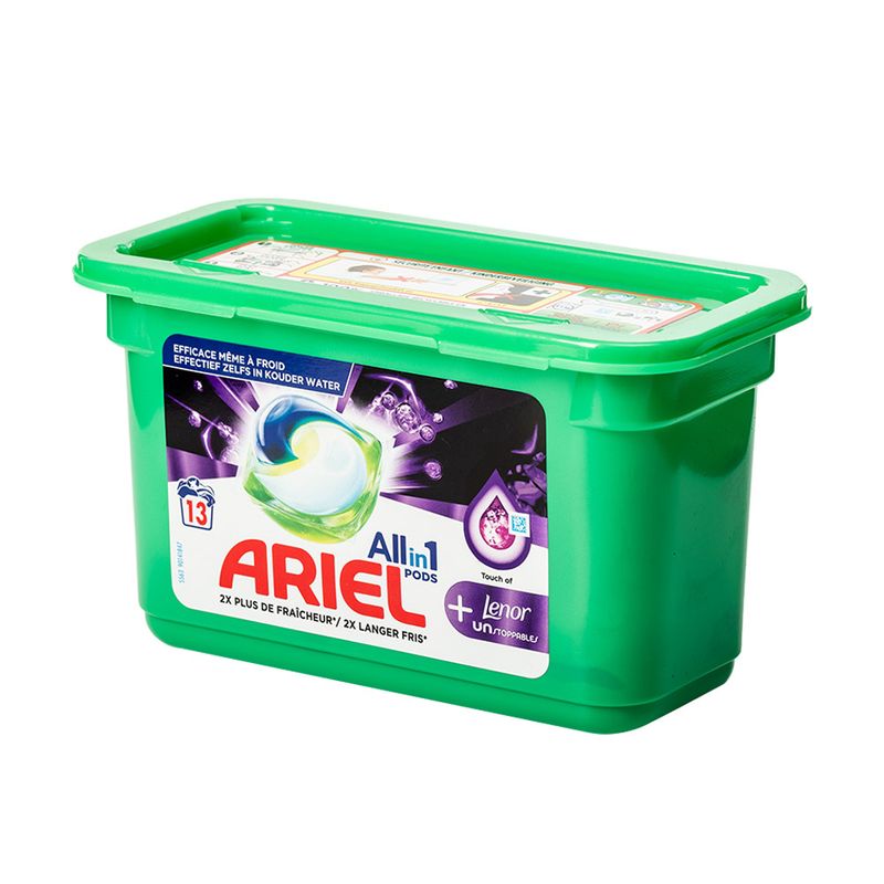 Капсулы для стирки, ARIEL All in 1 Lenor, 13 шт.