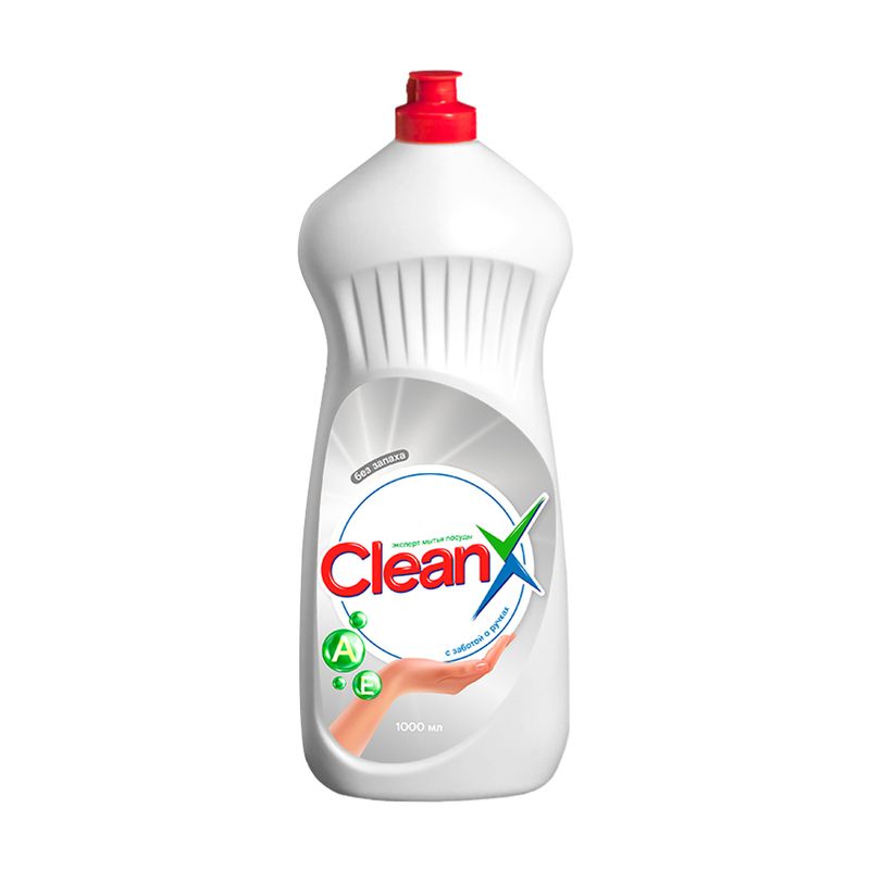 Гель-крем для мытья посуды, CLEANX, 1000 мл, в ассортименте