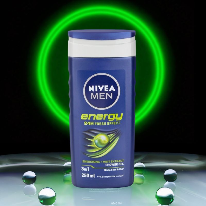Гель д/душа Nivea Energy муж 250мл
