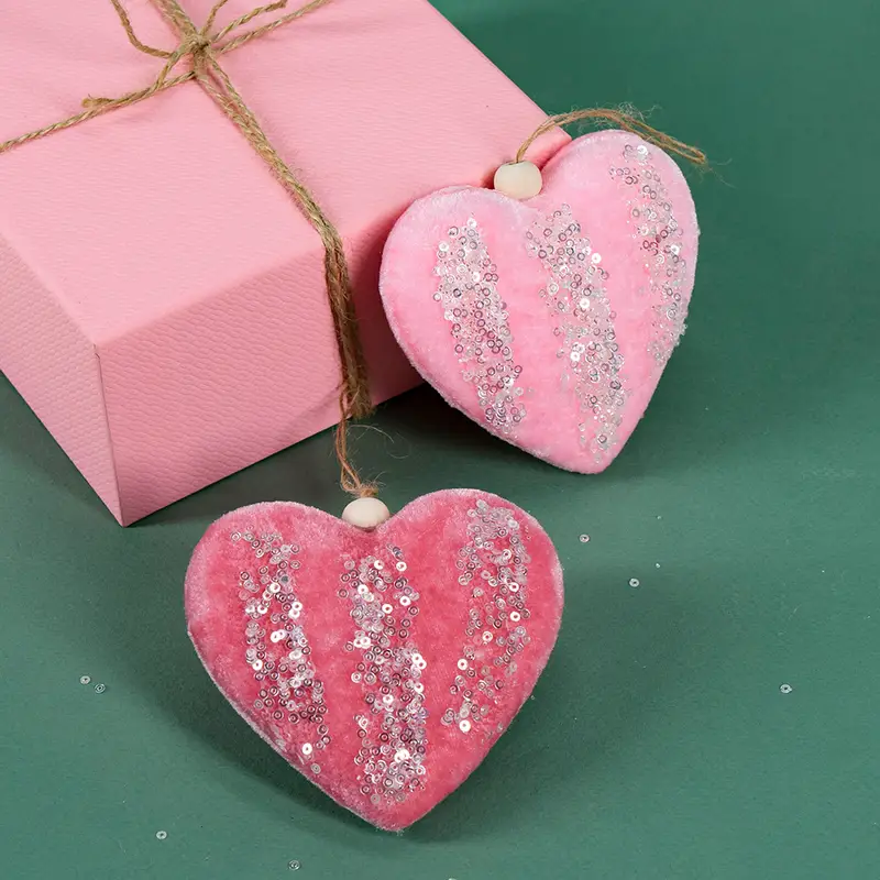 Декорация подвесная "Сердце", With Love, 10 см, в ассортименте