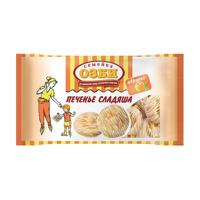 Печенье "Сладяша", Семейка ОЗБИ, 180 г, в ассортименте