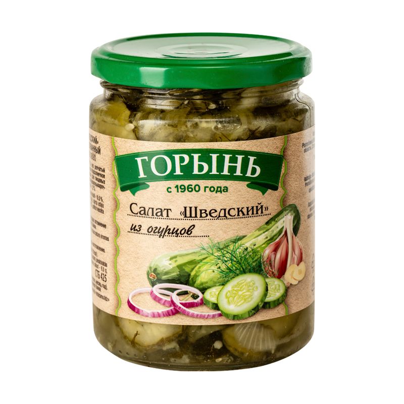 Салат Шведский из огурцов Gorin, 420 г