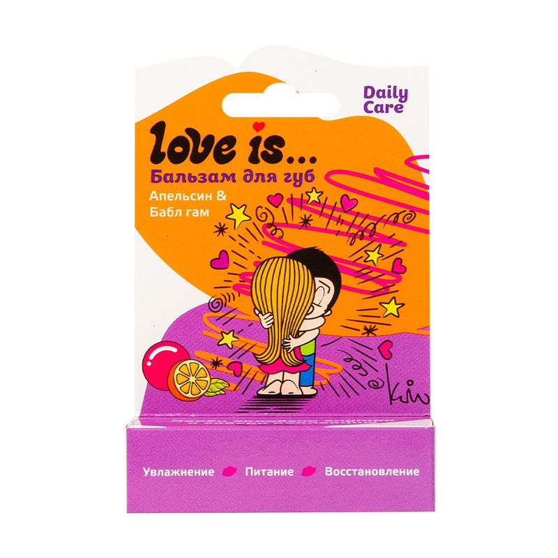 Бальзам для губ "Daily Care", Love is…, в ассортименте