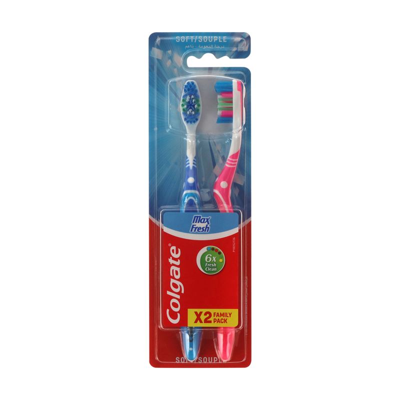 Зубные щетки Colgate Max Fresh, 2 шт.