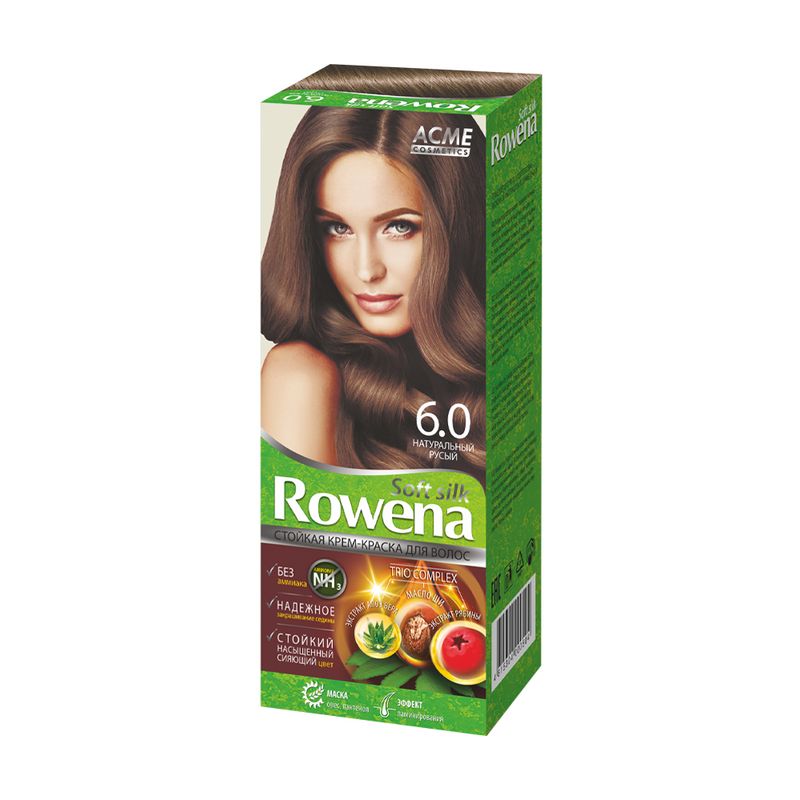 Крем-краска для волос, Rowena soft, в ассортименте