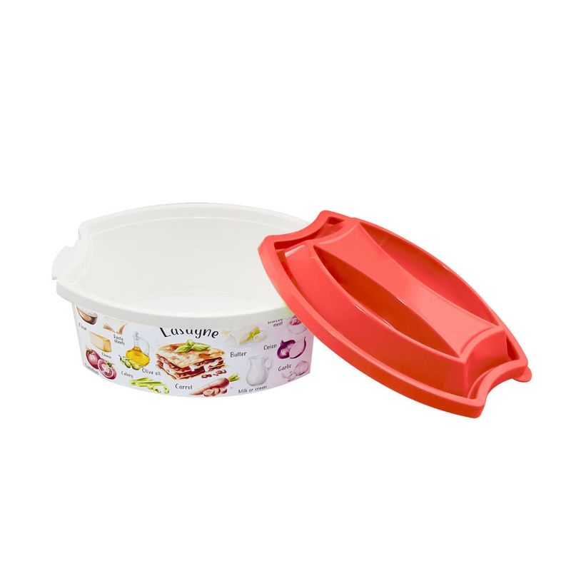 Емкость для продуктов с декором, Phibo, 1,9 л, в ассортименте