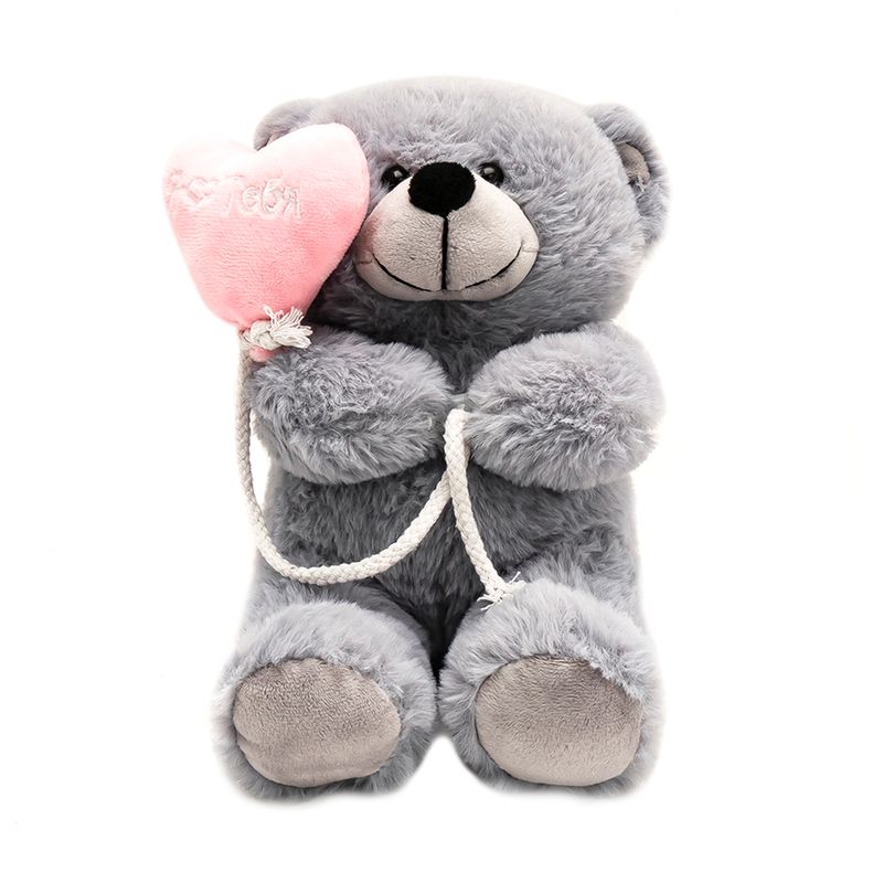Игрушка "Мишка с сердцем", With Love, 23 см, в ассортименте
