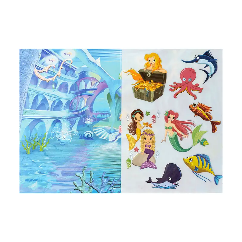 Серия "Книжка с переводными картинками", Kid`s Fantasy
