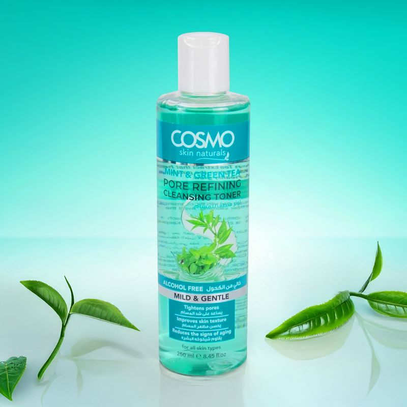 Очищ тонер д/лица Cosmo Мята/Чай 250мл