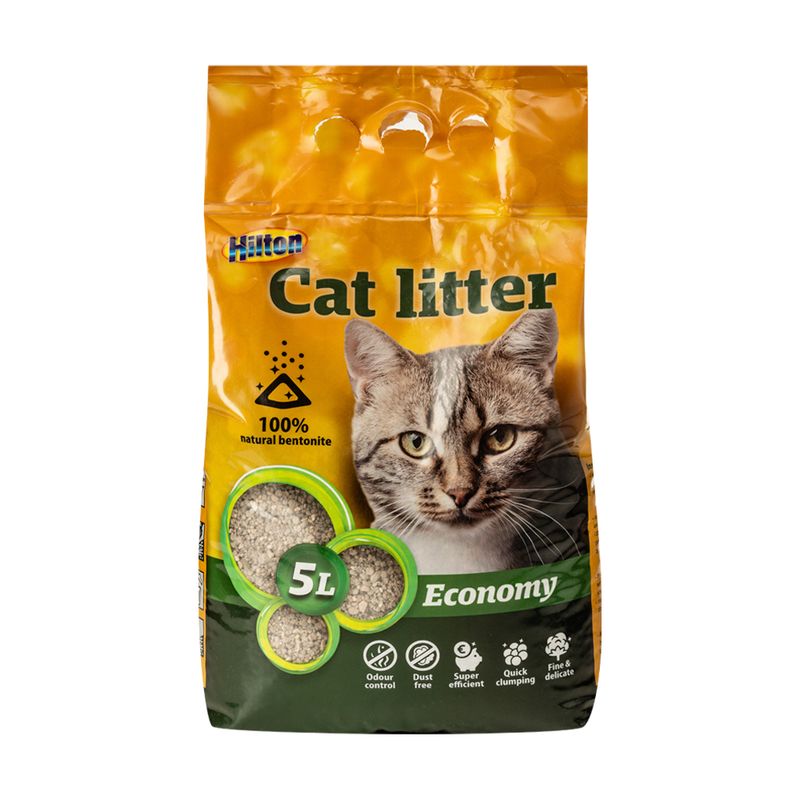 Цементирующий песок для кошачьего туалета Puffy Tail, 5 л