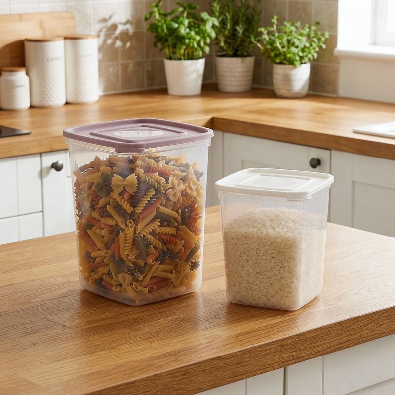 Банка для сыпучих продуктов, ПОЛИМЕРБЫТ, 1 л, в ассортименте