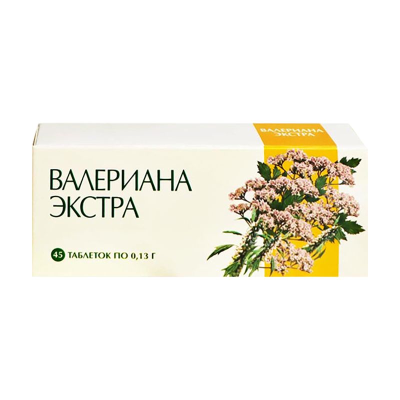 Валерианка экстра, таблетки, 45 шт.