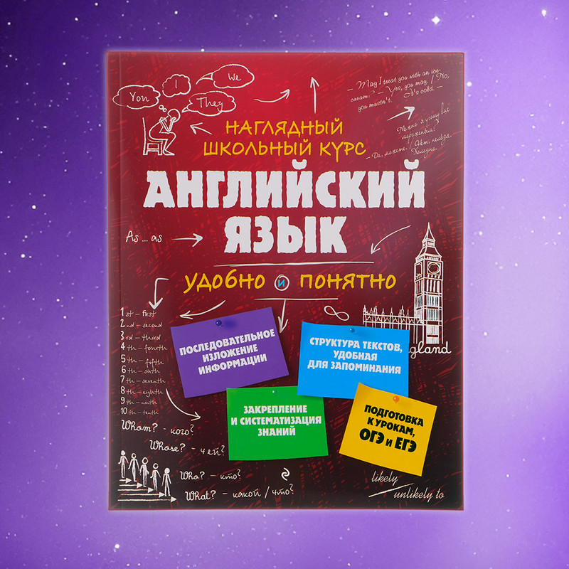 Серия книг для подготовки к ОГЭ/ЕГЭ "Наглядный школьный курс", ЭКСМО