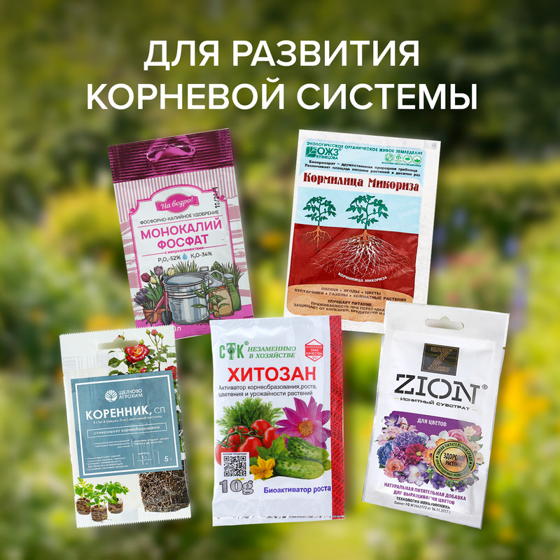 Субстрат ионитный для цветов, ZION, 30 г