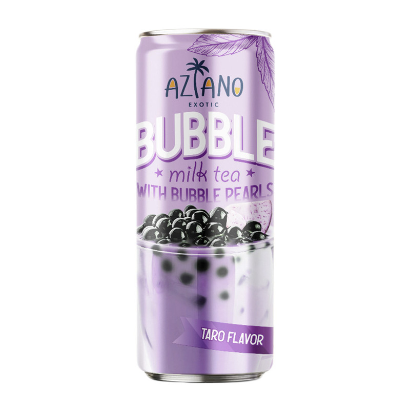 Чай с шариками из тапиоки, Bubble Tea, 250 мл, в ассортименте