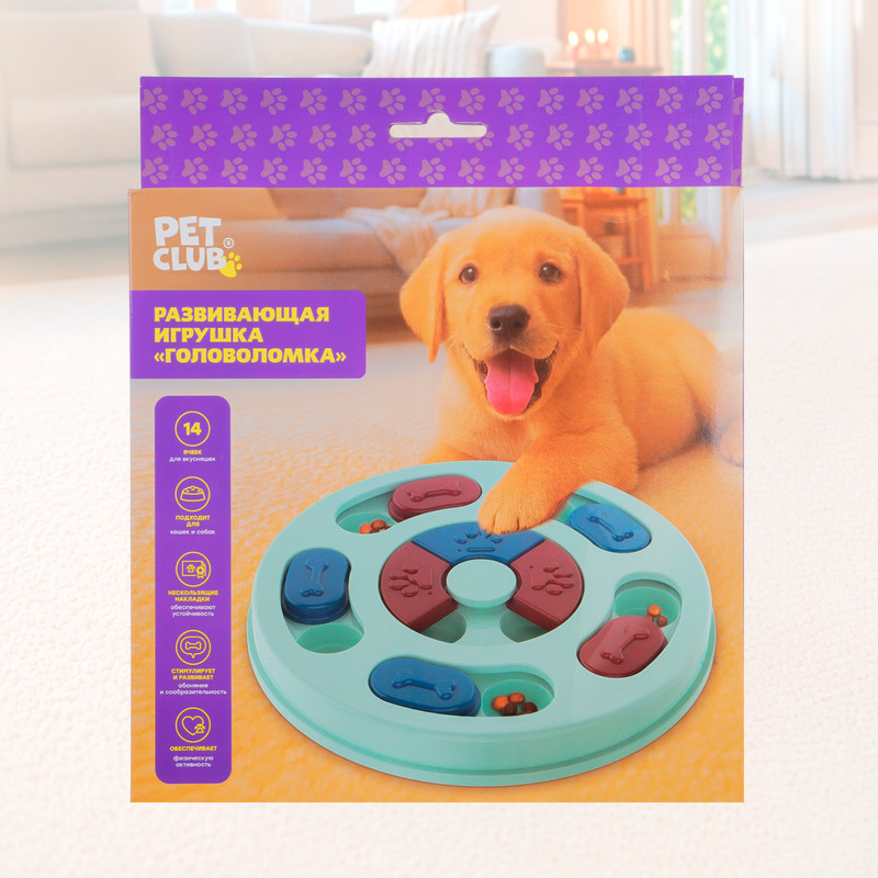 Развивающая игрушка для животных "Головоломка", Pet Club, в ассортименте