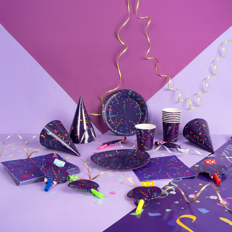 Праздничные язычки-дуделки, PARTY, 6 шт.
