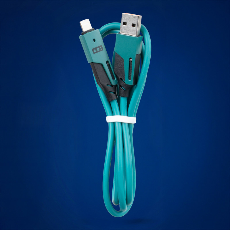 Кабель USB, FLARX, 4 в 1, в ассортименте